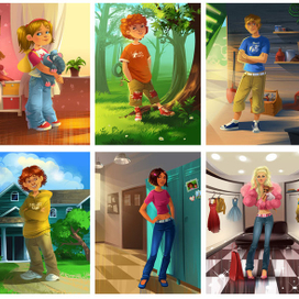 Персонажи для комм. проекта