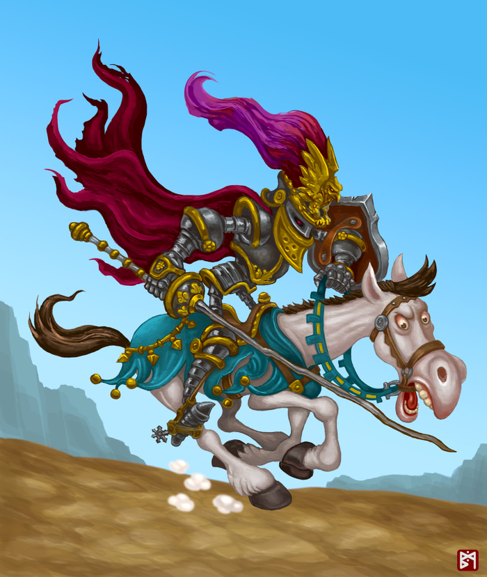 Ехал кто то на коне