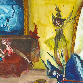 Кто рассыпал пудру и заляпал зеркало?