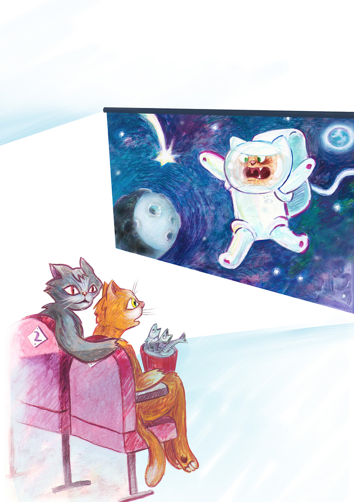 Ходят ли кошки в кино?