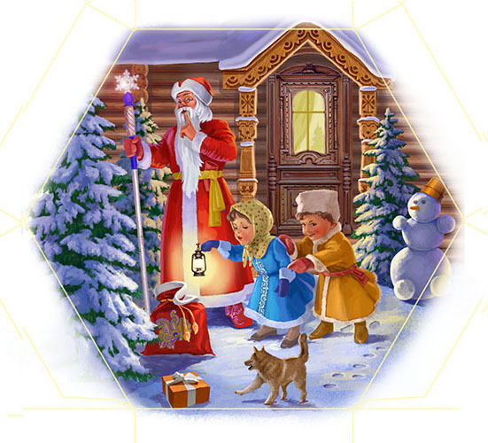 Иллюстрация на упаковку чая  Maitre de The