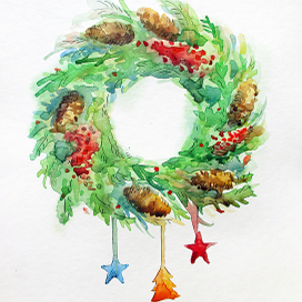 Новогодний венок