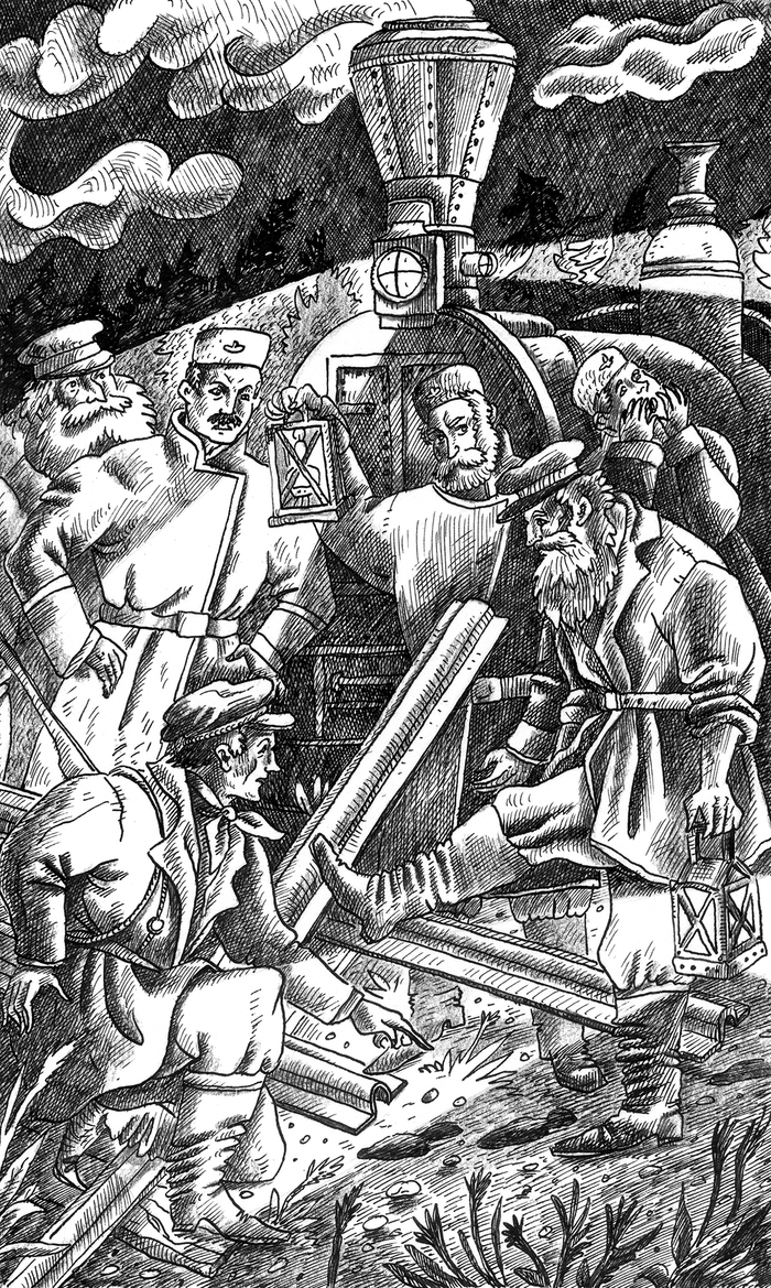 Иллюстрации к роману А. Эвальда «Из-за наследства», издатель ИП Мамонов В.В.