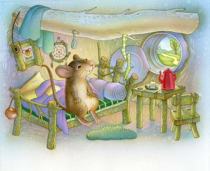 "Nip and Fenny" Иллюстрация "Ladybug Magazine"