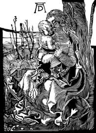 Копия с гравюры Альбрехта Дюрера