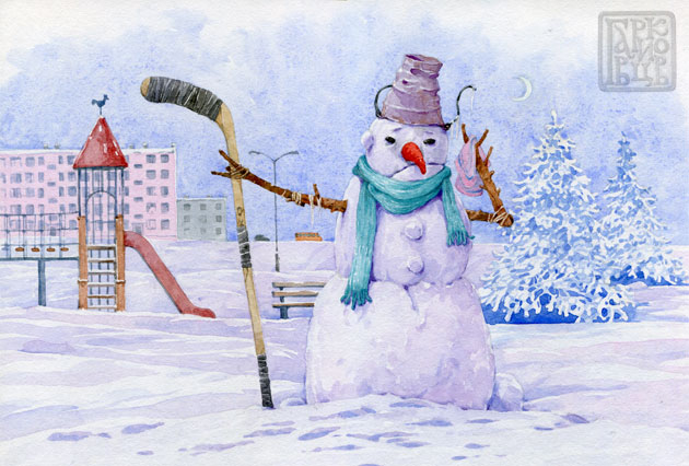 Снеговик захворал