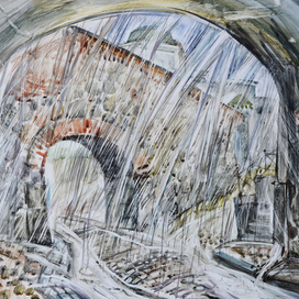 Выборг. Гроза в замке