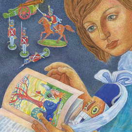 Иллюстрация к сказке Гофмана "Щелкунчик и мышиный король"