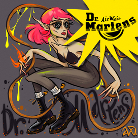 Dr.Martens collaboration with atomic_woman