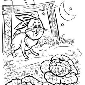 раскраска Т. Эдел “Кот Батон”