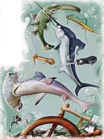 Иллюстрация. &quot;Приключения Димы, Лёши и Али&quot; Барчук А.Д.