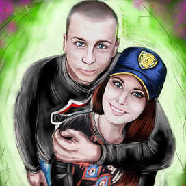 Портрет Влюблёные