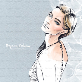 девушка в дымке