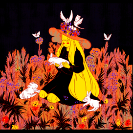 Лесси в лесу