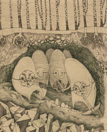 Иллюстрация к книге "Мифы и Легенды Южного Урала"