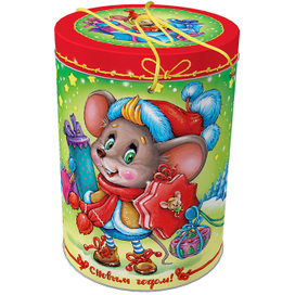 дизайн для жестянки. новый год ,год мыши