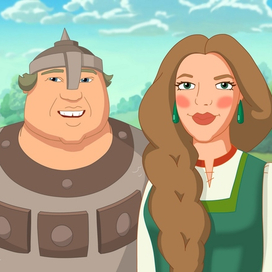 Портрет в стиле Богатырей