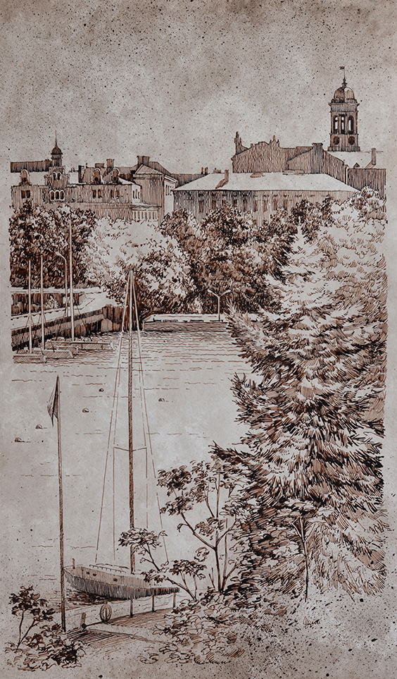 Вид на Южную гавань