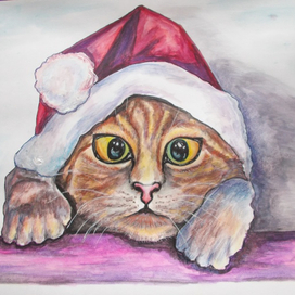 Новогодний кот Тимс.