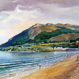 Bray.Ирландия.Местный пляж.