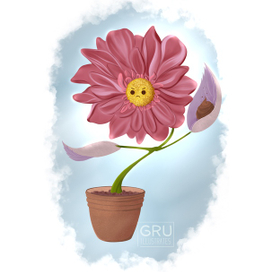 Агрессивный цветок