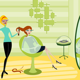 Из серии открыток для SPA-салона