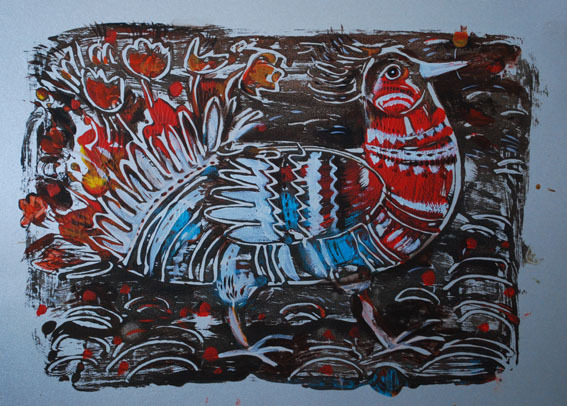 Ягодный год. Красная птица.