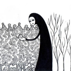 Одна из иллюстраций к книге Светланы Тимаковой "Синица"