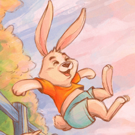 Зайки бегут играть!