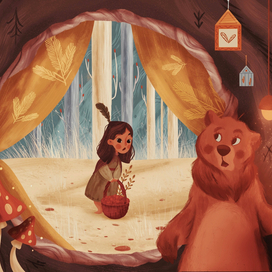 Girl and Bear