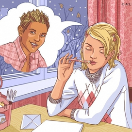 Иллюстрация для журнала Elle girl