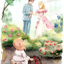 Иллюстрация к книге "Таинственный сад"