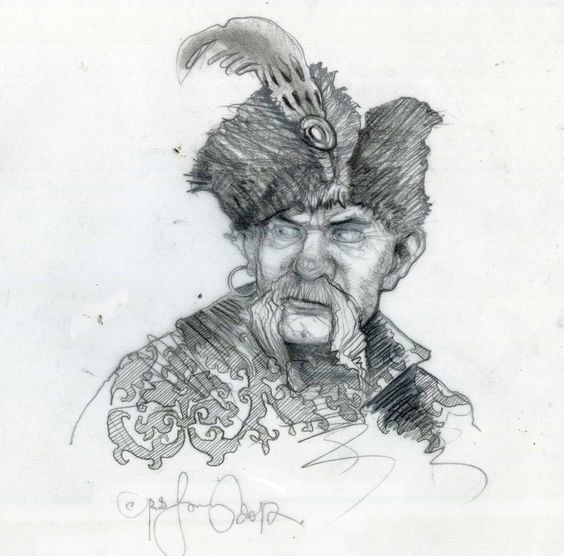 Illustration für Nikolai Gogols Arbeiten