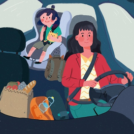 Постер «Осторожно пристегнитесь!»