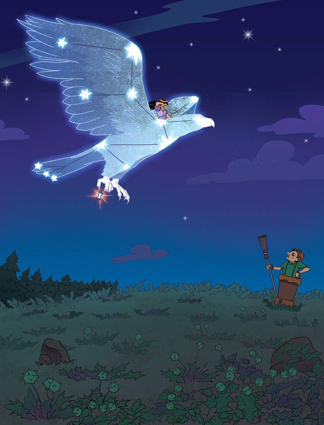 Созвездие орла забирает Соню с поля дурман-травы 2