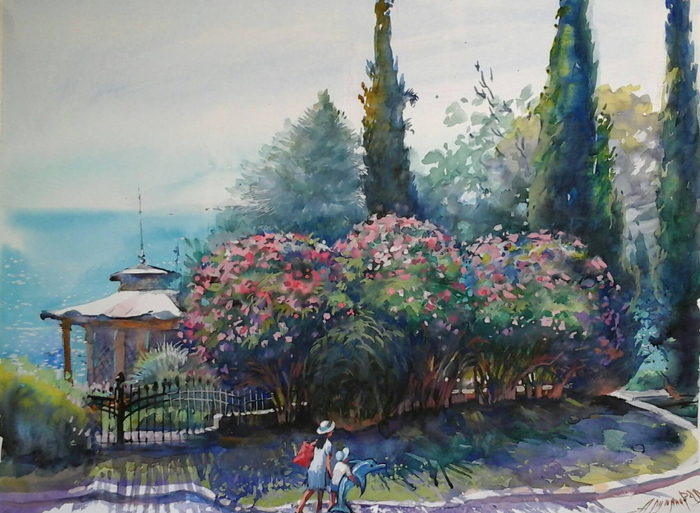 ДЕЛЬФИН  ПОПЛЫЛ.