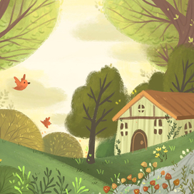 домик в лесу