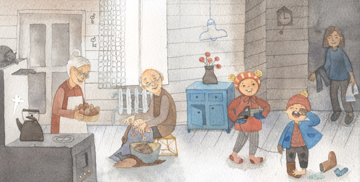 Книжка-картинка Весна (на Севере, Времена года)