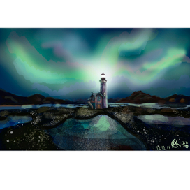 Пейзаж. На краю севера. 