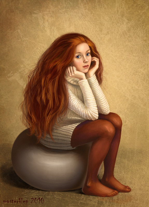 Девочка на шаре