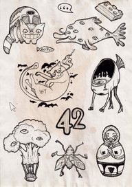 Тату флеш-сет