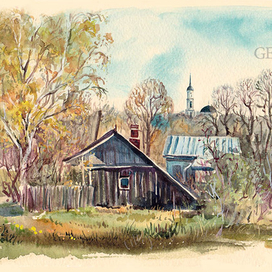 Осенняя..landscape of autumn