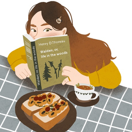 Девочка с книгой