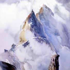 ,,Горы...фрагмент,,Тест латвийской бумаги