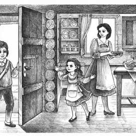 Иллюстрация к сказке Р.Мейсона "Хрустальная Р.Ёлка"