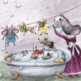 Веселое купание