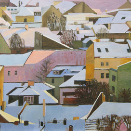 Февральский свет. Вильнюс. 2021 