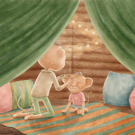 Иллюстрация для книги "It's not because of me"