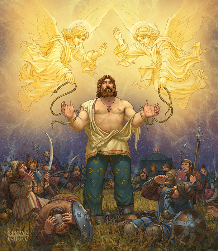 Иллюстрация к былине "Илья Муромец"