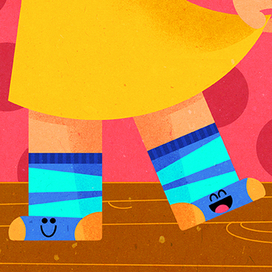 Носки и сорока